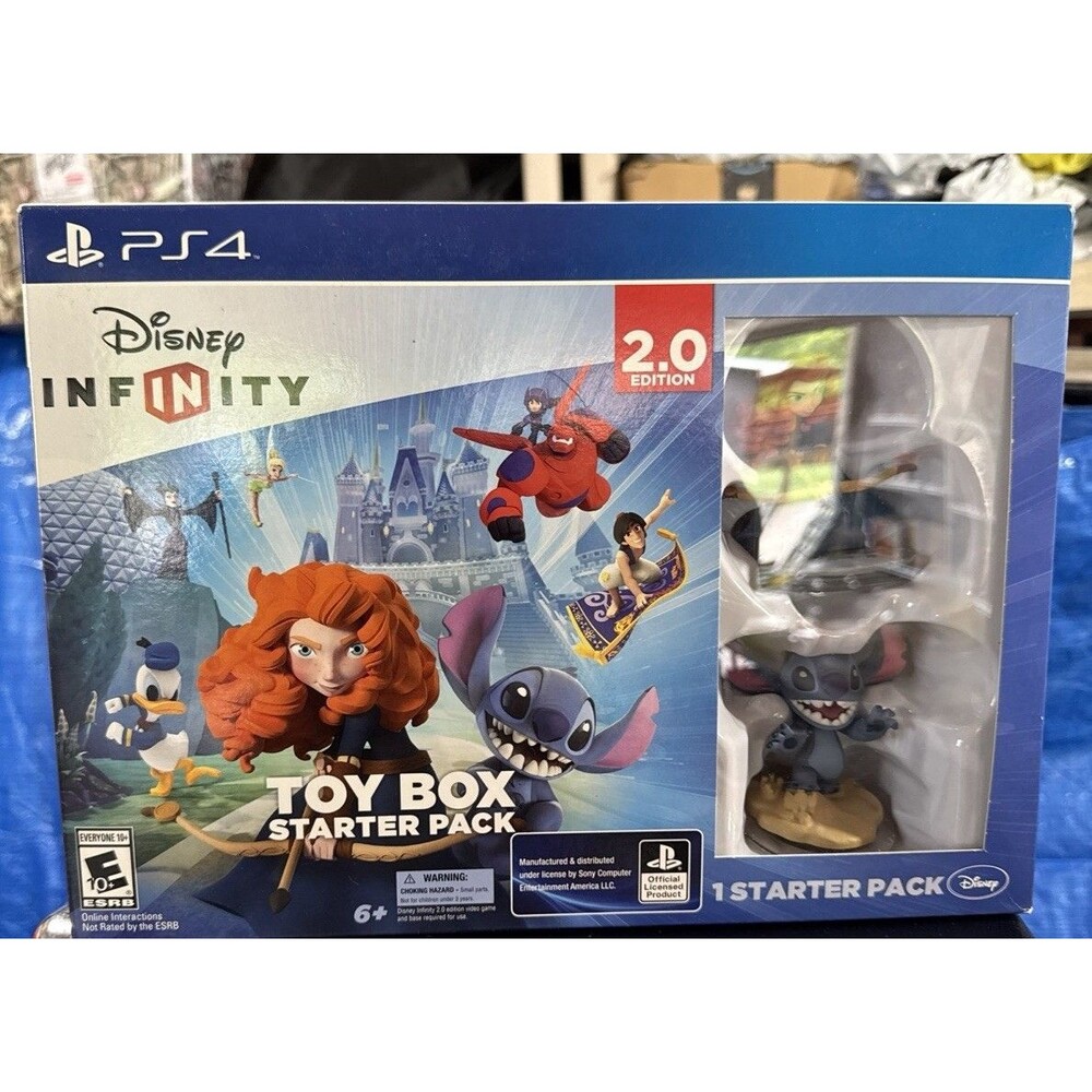 NEW Disney Infinity 2.0 Toy Box Starter Pack PS4 Kids Game Bundle *SEALED*